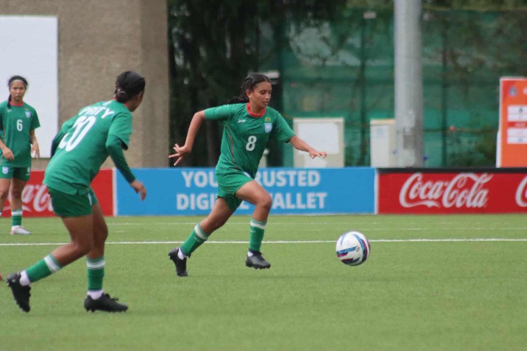 প্রীতির হ্যাটট্রিকে ফের নেপালকে হারালো বাংলাদেশ
