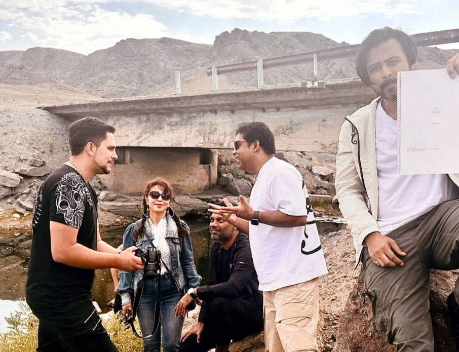 কাজাখস্তানের দুর্গম এলাকায় নিশো; পুরোদমে চলছে ‘দম’ সিনেমার কাজ