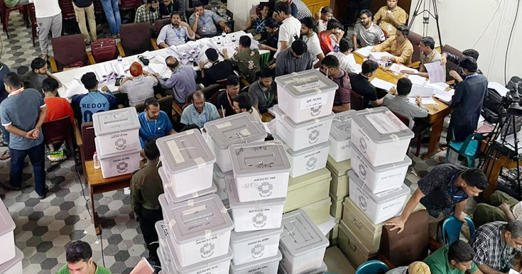 জাকসু নির্বাচন : ১৫ কেন্দ্রের ভোট গণনা শেষ, সন্ধ্যায় চূড়ান্ত ফলাফল ঘোষণা