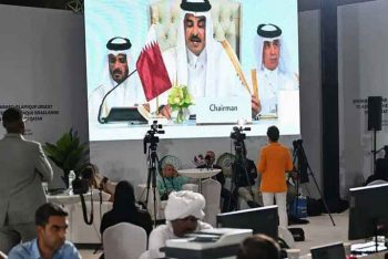 ইসরাইলকে ঠেকাতে ঐক্যবদ্ধ আরব-মুসলিম নেতারা