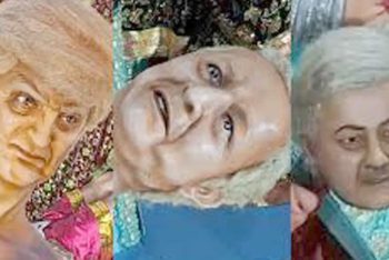 ভারতে পূজামণ্ডপে ‘অসুর’ রূপে প্রদর্শন করা হলো ড. ইউনূস-ট্রাম্প-শাহবাজকে