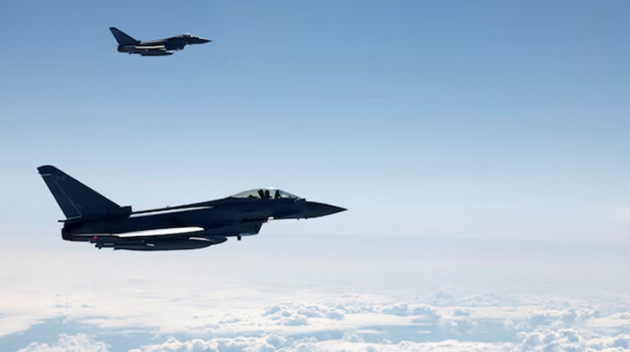 নিরাপত্তা জোরদারে ন্যাটোভুক্ত পোল্যান্ডের আকাশে ব্রিটিশ যুদ্ধবিমান