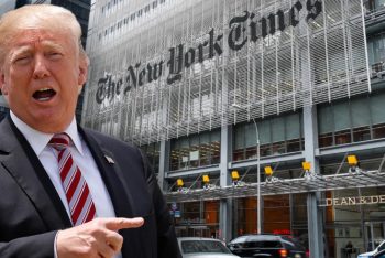নিউইয়র্ক টাইমসের বিরুদ্ধে ১৫০০ কোটি ডলারের মানহানি মামলা ট্রাম্পের