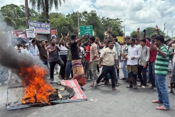 ভাঙ্গা থানায় ভাঙচুর: নিক্সন চৌধুরীকে প্রধান আসামি করে মামলা