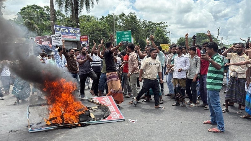 ভাঙ্গা থানায় ভাঙচুর: নিক্সন চৌধুরীকে প্রধান আসামি করে মামলা
