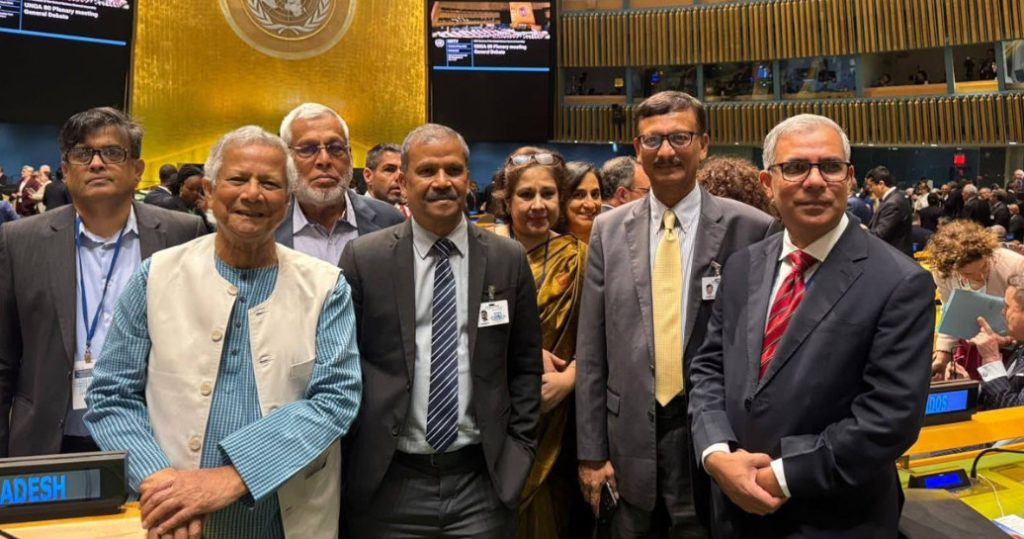 জাতিসংঘ অধিবেশনে যোগ দিয়েছেন প্রধান উপদেষ্টা