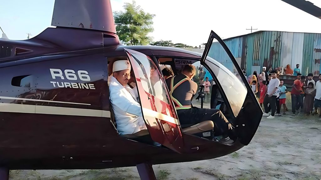 প্রেমিকের সঙ্গে পালিয়েছে স্ত্রী, হেলিকপ্টারে নতুন বউ আনলেন স্বামী