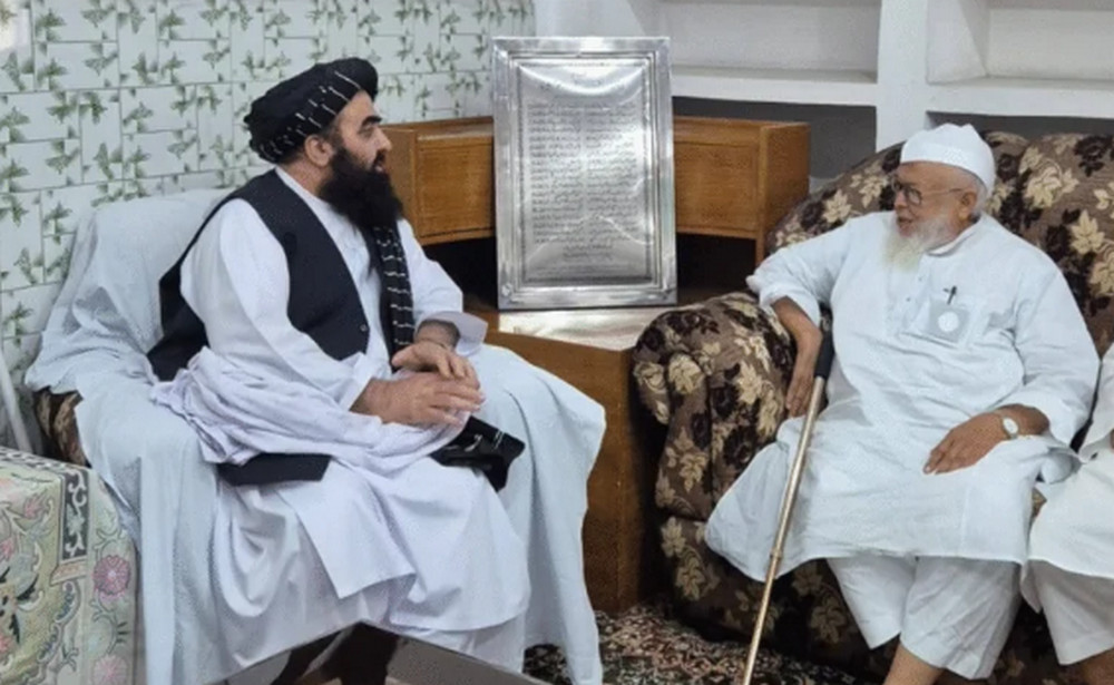 ঐহিত্যবাহী দেওবন্দ মাদরাসা পরিদর্শন করলেন আফগান পররাষ্ট্রমন্ত্রী