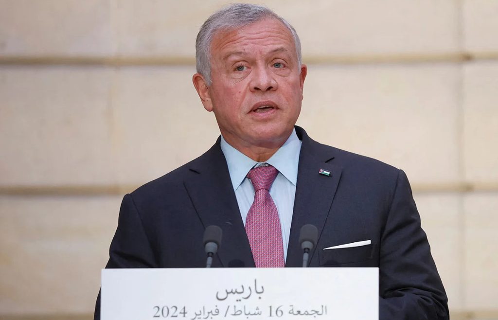 ফিলিস্তিনি রাষ্ট্র ছাড়া মধ্যপ্রাচ্য ‌‘ধ্বংস’ হবে : জর্ডানের বাদশাহ