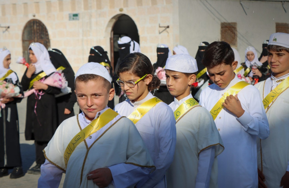 সিরিয়ার আলেপ্পোতে ৫৪ কুরআনের হাফেজকে সংবর্ধনা