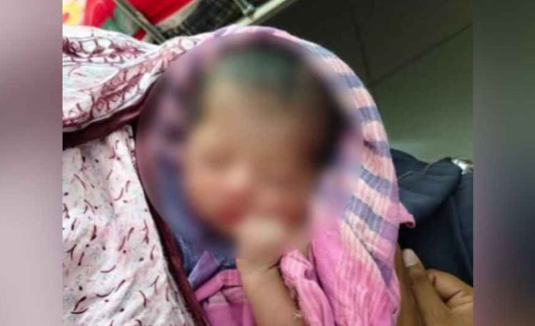 ফুটপাতে জন্ম নবজাতকের, মা উধাও!