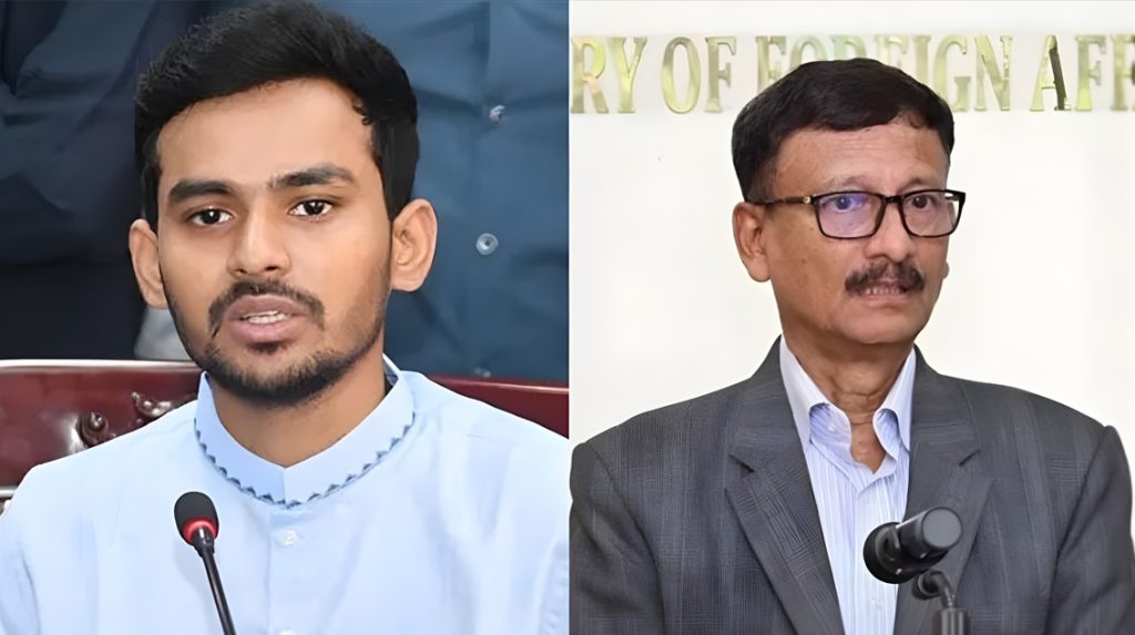 ভারতের সঙ্গে ১০ চুক্তি বাতিল দাবি আসিফ মাহমুদের, নিরুত্তর পররাষ্ট্র উপদেষ্টা