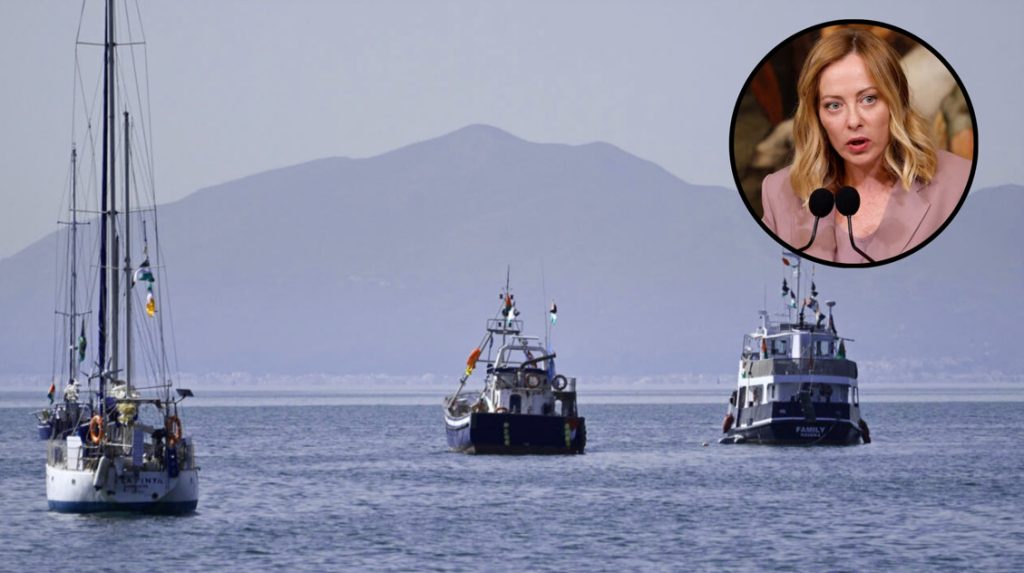 সুমুদ ফ্লোটিলার সমালোচনা করলেন ইতালির প্রধানমন্ত্রী