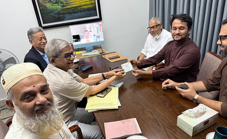 বিএনপিতে যোগদান করলেন জুলাই শহীদ মুগ্ধর ভাই স্নিগ্ধ