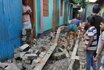 রূপগঞ্জে ভূমিকম্পে দেয়াল ধসে শিশুর মৃত্যু, আহত ২