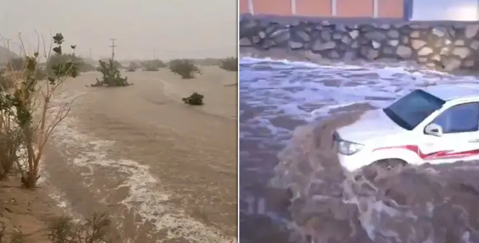 হঠাৎ বৃষ্টিতে বিপর্যস্ত সৌদি আরব, মক্কায় রেড অ্যালার্ট