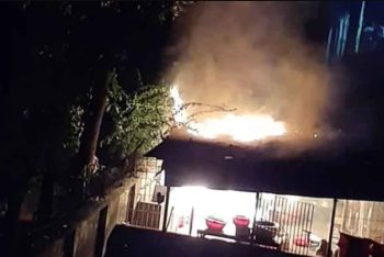 ঢাকা বিশ্ববিদ্যালয়ে আগুন 