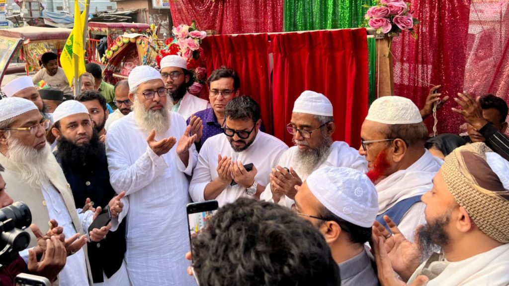 হাফেজ্জী হুজুরের নামে সড়ক উদ্বোধন হলো উত্তরায়