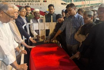 দেশে পৌঁছেছে ওসমান হাদির মরদেহ 