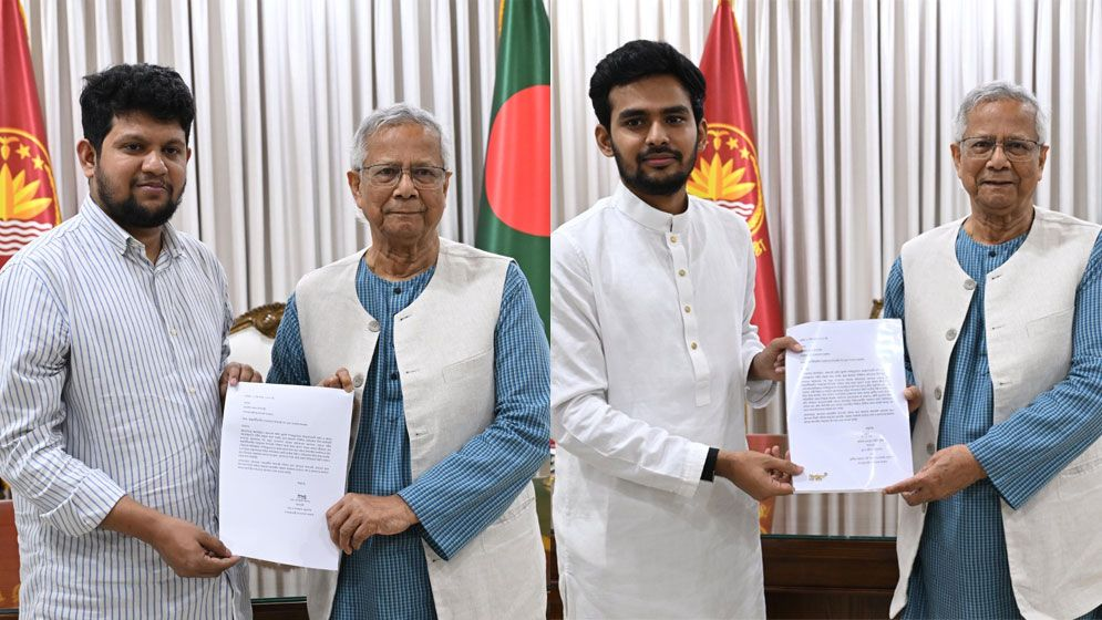 পদত্যাগ করলেন দুই ছাত্র উপদেষ্টা