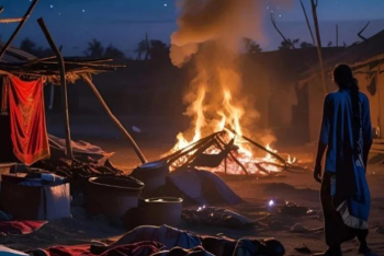 ভারতে ডাইনি সন্দেহে ঘরে স্বামী-স্ত্রীকে জীবন্ত পুড়িয়ে হত্যা