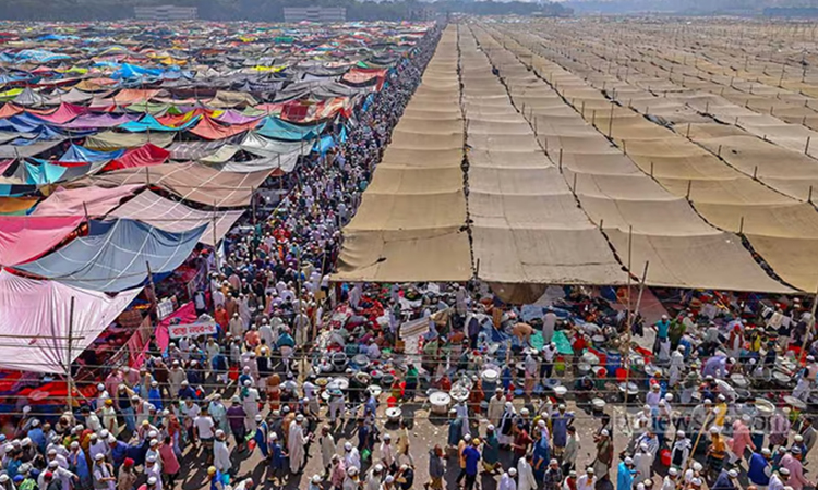 নির্বাচনের আগে অনুষ্ঠিত হচ্ছে না ইজতেমা, খুলে ফেলা হচ্ছে প্যান্ডেল