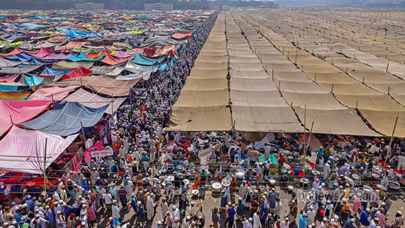 নির্বাচনের আগে অনুষ্ঠিত হচ্ছে না ইজতেমা, খুলে ফেলা হচ্ছে প্যান্ডেল