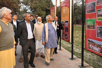 গণভবনে জুলাই গণঅভ্যুত্থান স্মৃতি জাদুঘর পরিদর্শন প্রধান উপদেষ্টার