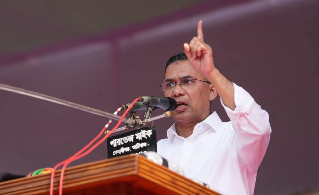 ক্ষমতায় গেলে এককভাবে সরকার গঠন করবে বিএনপি: তারেক রহমান