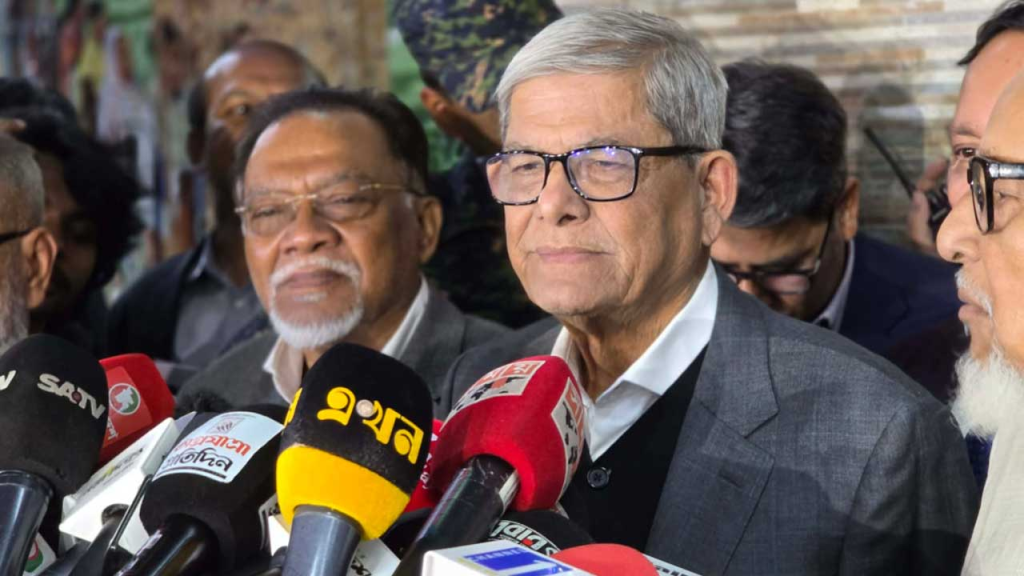 পক্ষপাতমূলক আচরণ করছে ইসি : মির্জা ফখরুল