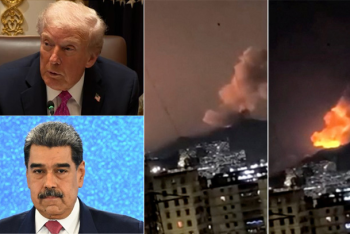 ভেনেজুয়েলায় হামলার পর স্ত্রীসহ মাদুরোকে আটকের দাবি ট্রাম্পের