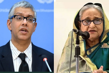 হাসিনাকে ফিরিয়ে দেওয়ার বিষয়ে সাংবাদিকদের যা বলল জাতিসংঘ