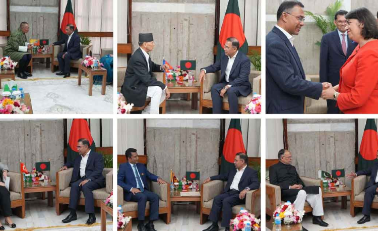 প্রধানমন্ত্রী তারেক রহমানের সঙ্গে বিশ্বনেতাদের সৌজন্য সাক্ষাৎ