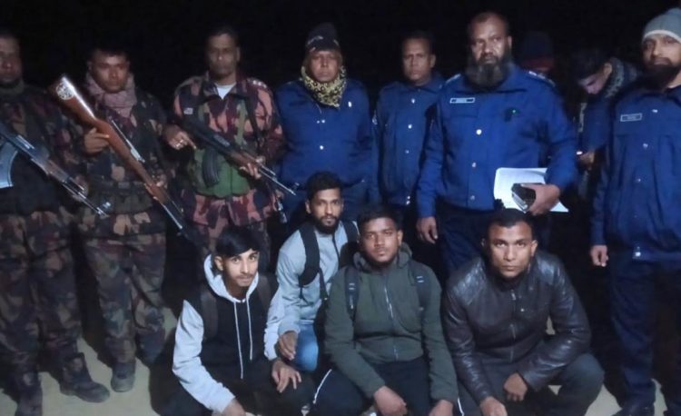 পর্তুগালে পাড়ি দিতে ভারতে প্রবেশের চেষ্টা; আটক ৪ বাংলাদে‌শি