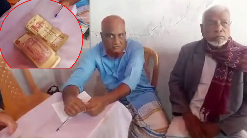 ভোট কিনতে গিয়ে হাতেনাতে আটক বিএনপির নেতা