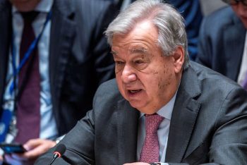 বিশ্ব বৃহত্তর যুদ্ধের দ্বারপ্রান্তে দাঁড়িয়ে আছে: জাতিসংঘ মহাসচিব