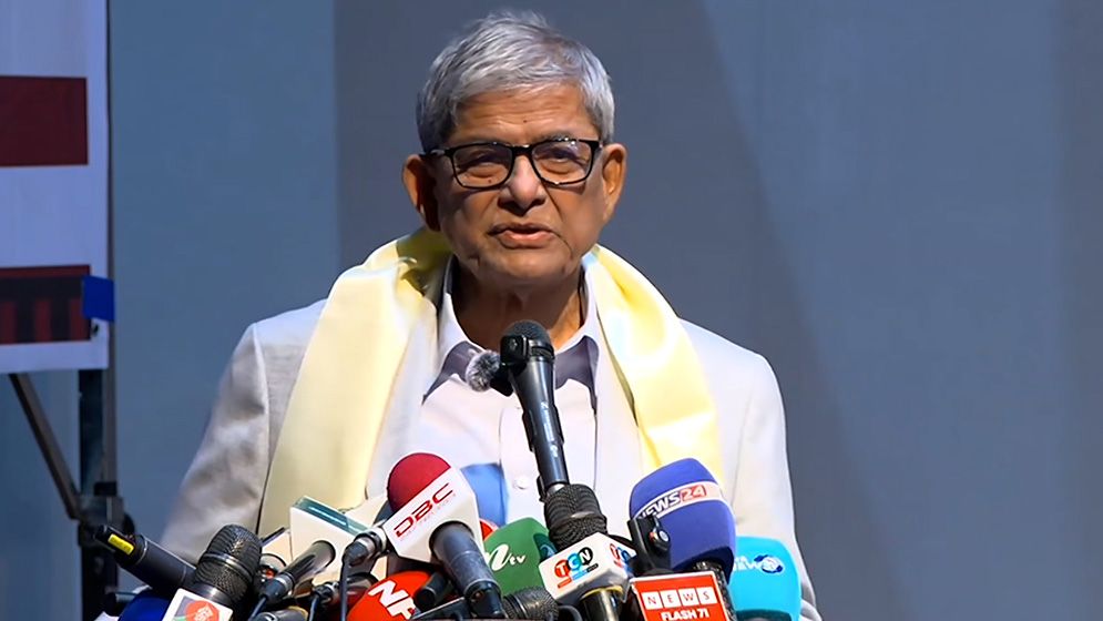 দেশের জনগণকে হত্যা করেও কোন অনুশোচনা নেই পলাতক হাসিনার: মির্জা ফখরুল