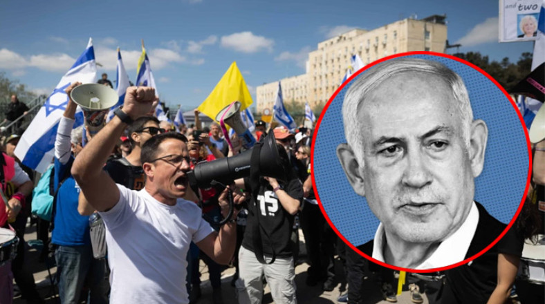 খোঁজ নেই নেতানিয়াহুর, জবাবদিহিতা চেয়ে ইসরাইলে বিক্ষোভ