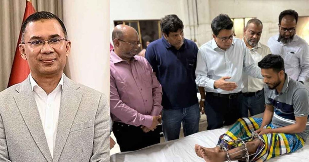 জুলাই-যোদ্ধা শাহিনের চিকিৎসার খোঁজ নিলেন প্রধানমন্ত্রী