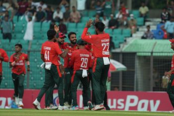 রেকর্ড গড়া জয়ে টি-টোয়েন্টি সিরিজ শুরু করল টাইগাররা