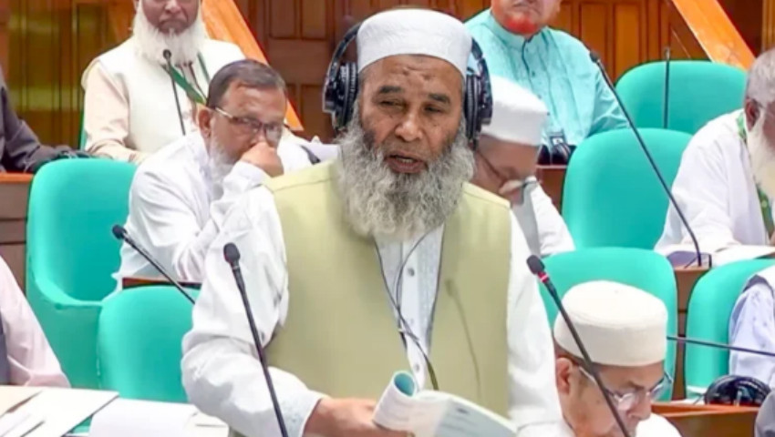 মানব রচিত আইনের কবর রচনা করে কুরআনের আইন প্রতিষ্ঠার দাবি করলেন জামায়াত এমপি