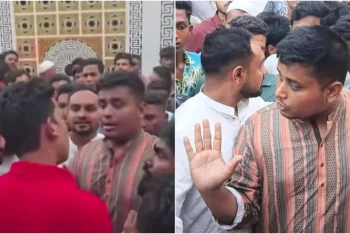 চট্টগ্রামে সাবেক মেয়র মনজুর আলমের বাসায় গিয়ে তোপের মুখে হাসনাত আবদুল্লাহ