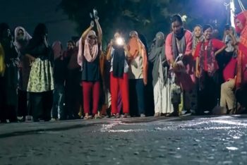 ছাত্ররাজনীতি নিষিদ্ধের দাবিতে ইডেন কলেজে মধ্যরাতে বিক্ষোভ