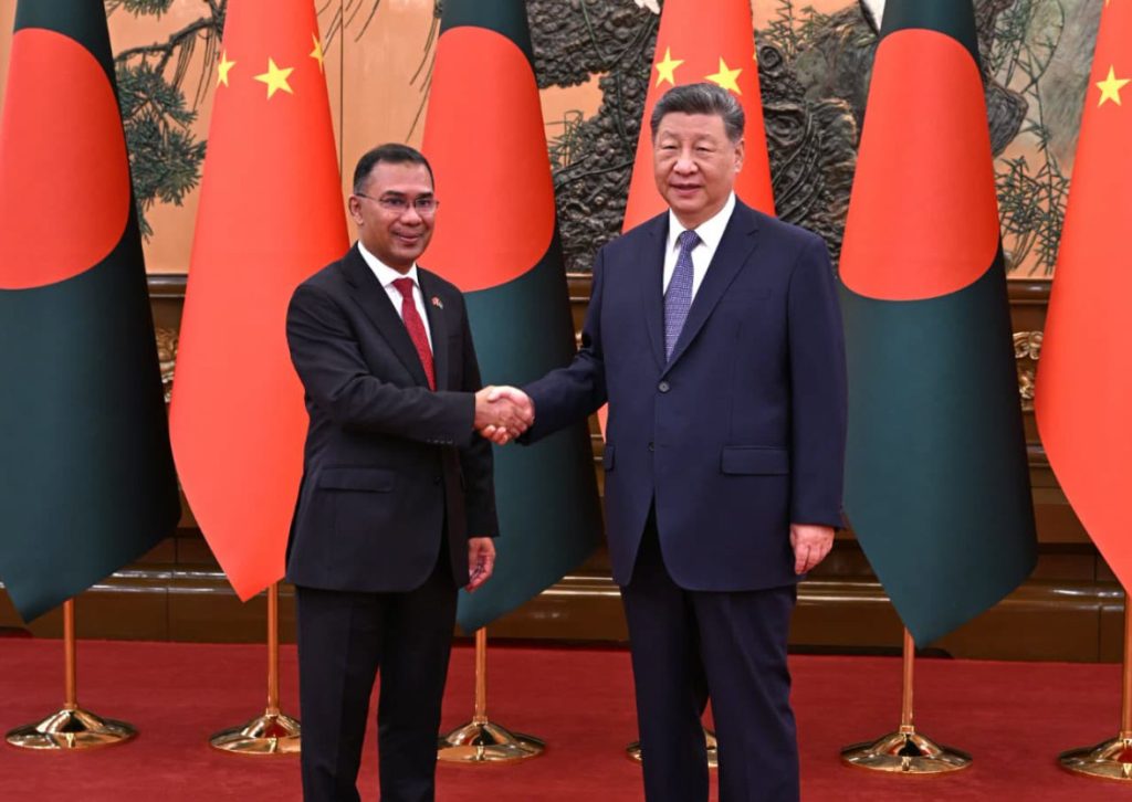 শি জিনপিংয়ের সঙ্গে বৈঠকে প্রধানমন্ত্রী