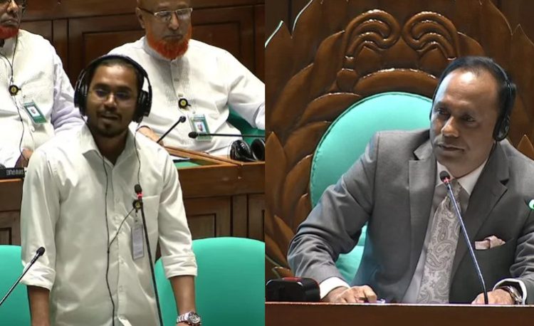 এটা শাহবাগ চত্বর নয়, জাতীয় সংসদ : হান্নান মাসুদকে স্পিকার
