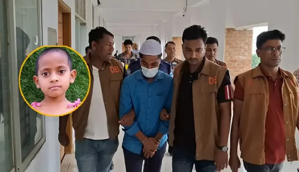 ৫ বছরের শিশু আসমা ধর্ষণ-হত্যায় চাচাত ভাইয়ের মৃত্যুদণ্ড