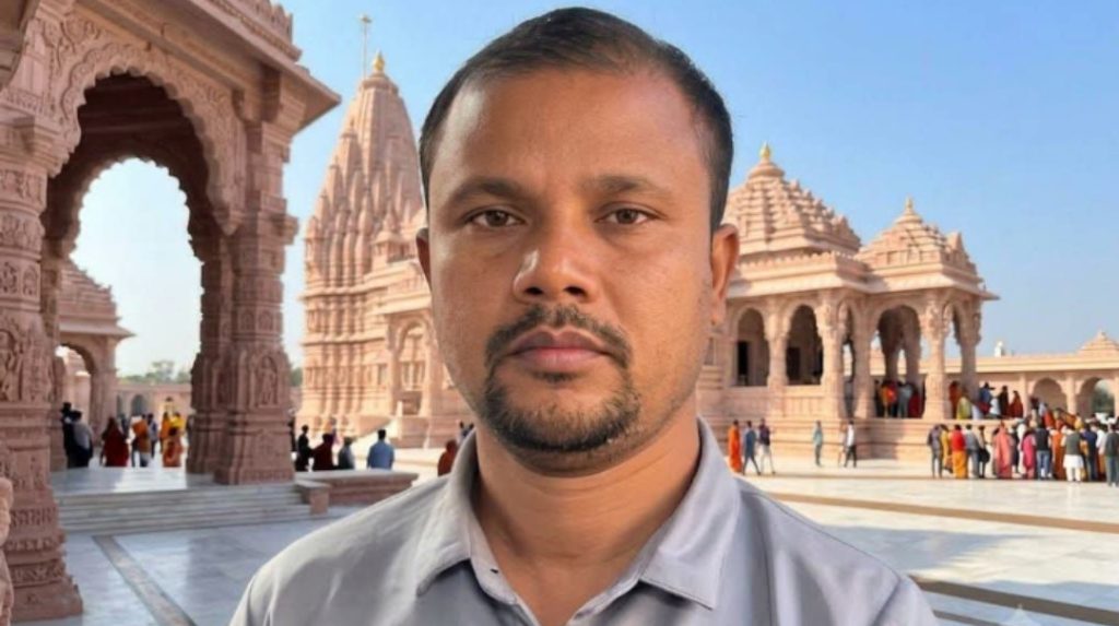 ৮১ ফুট রামমূর্তির ঘোষণায় আলোচিত সেই হরিদাস চন্দ্র গ্রেফতার
