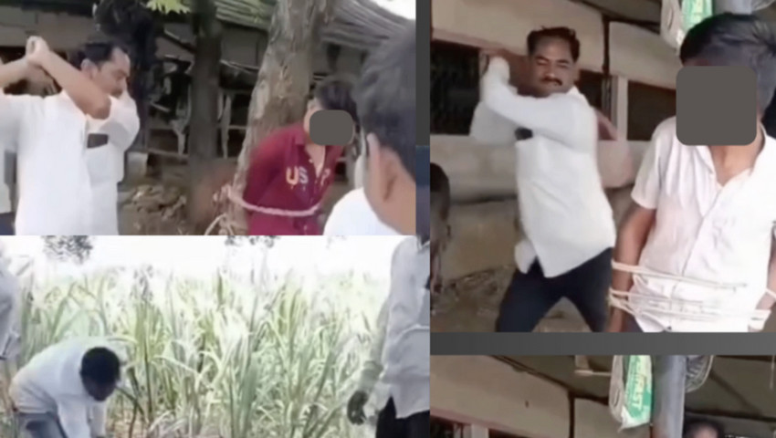 ভারতের মহারাষ্ট্রে তিন মুসলিম স্কুলছাত্রকে খুঁটিতে বেঁধে মারধরের অভিযোগ