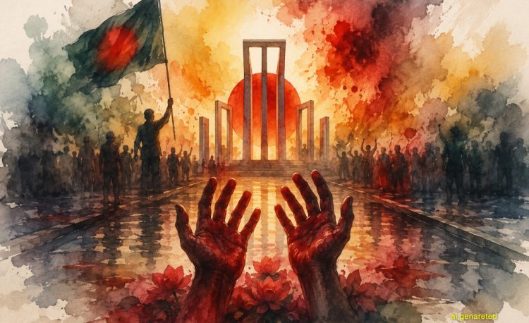 আজ রক্তে রঞ্জিত ঐতিহাসিক “জুলাই শহীদ দিবস”