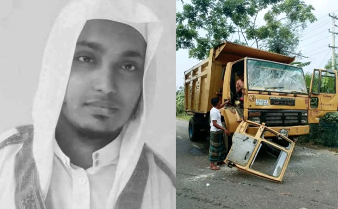 নামাজ পড়াতে যাওয়ার পথে ট্রাকের ধাক্কায় প্রাণ হারালেন মসজিদের খতিব